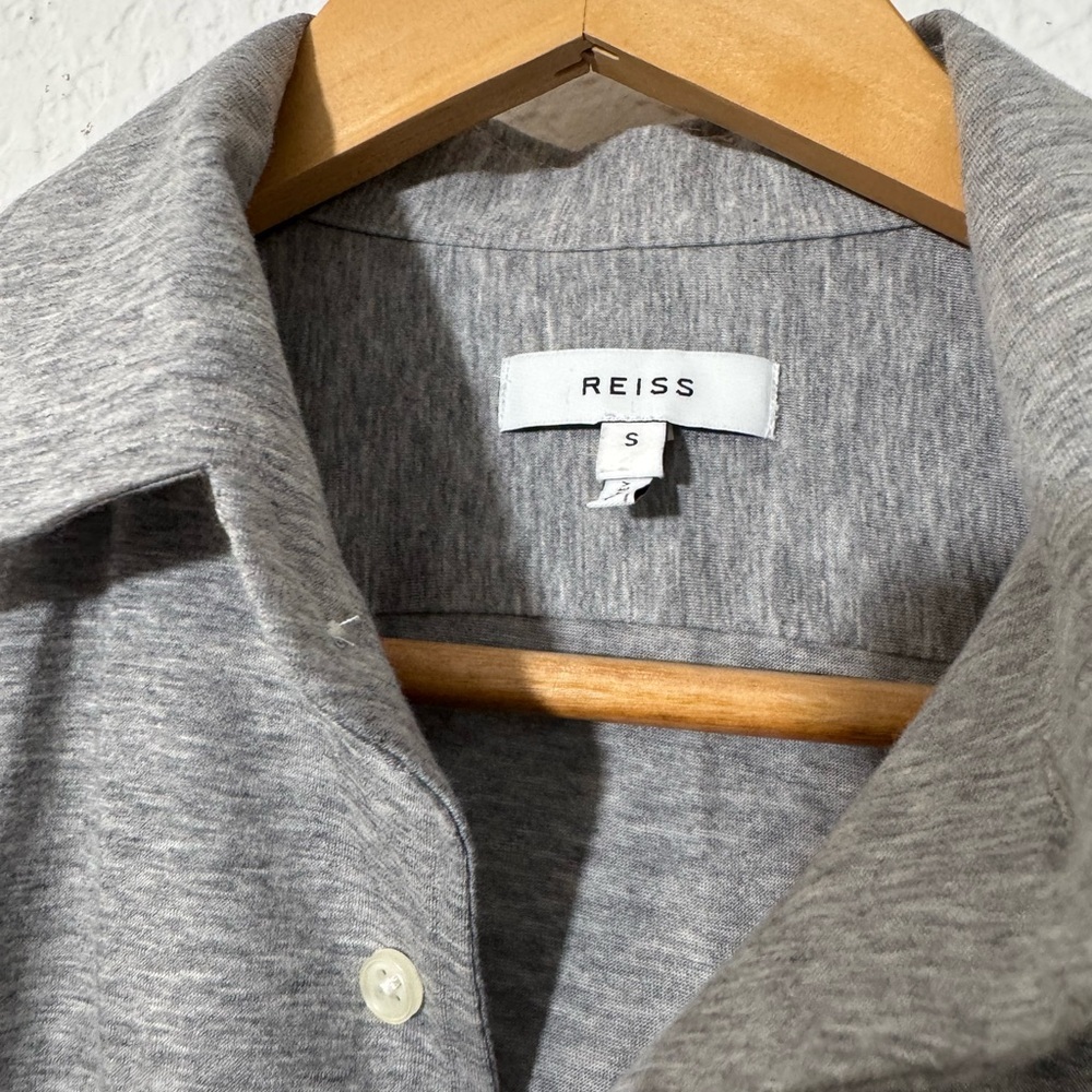 Reiss Cotton Button Down Shirt - Picture 3 of 4